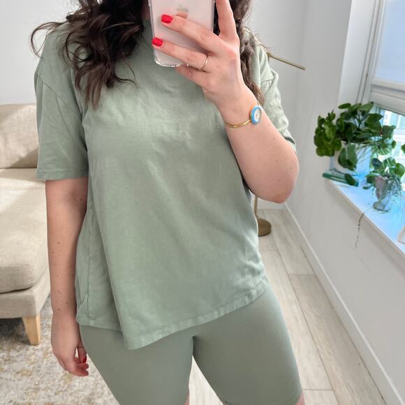 Love Streak Green Matching Short Set Size S/M - Picture 3 of 5